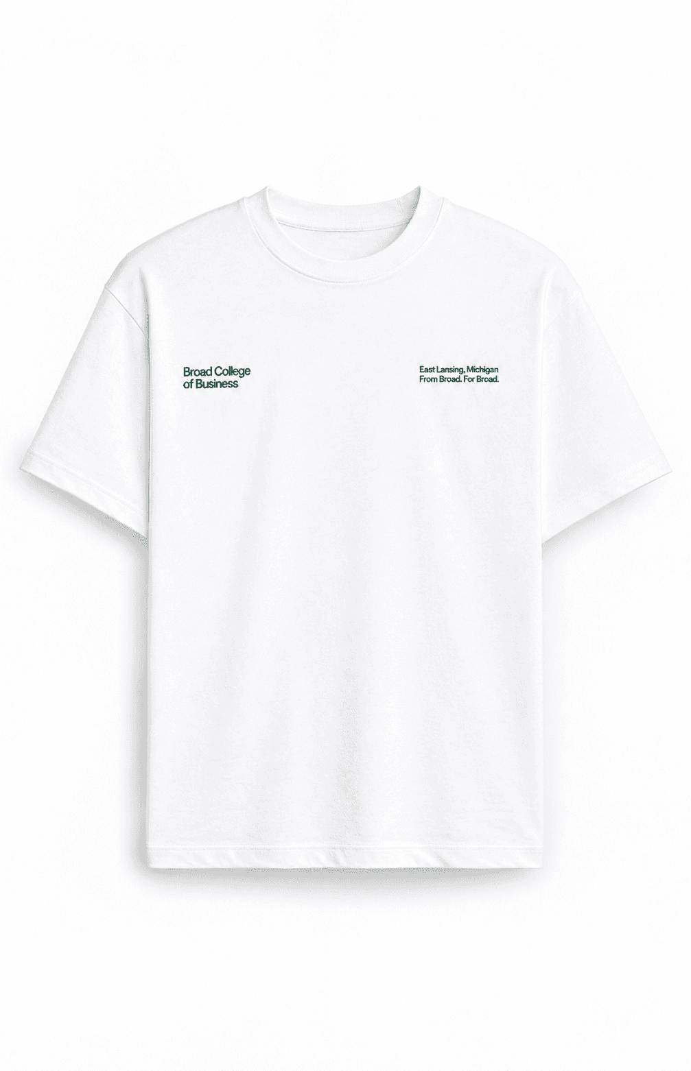 Broad Studio Postcard Tee, White