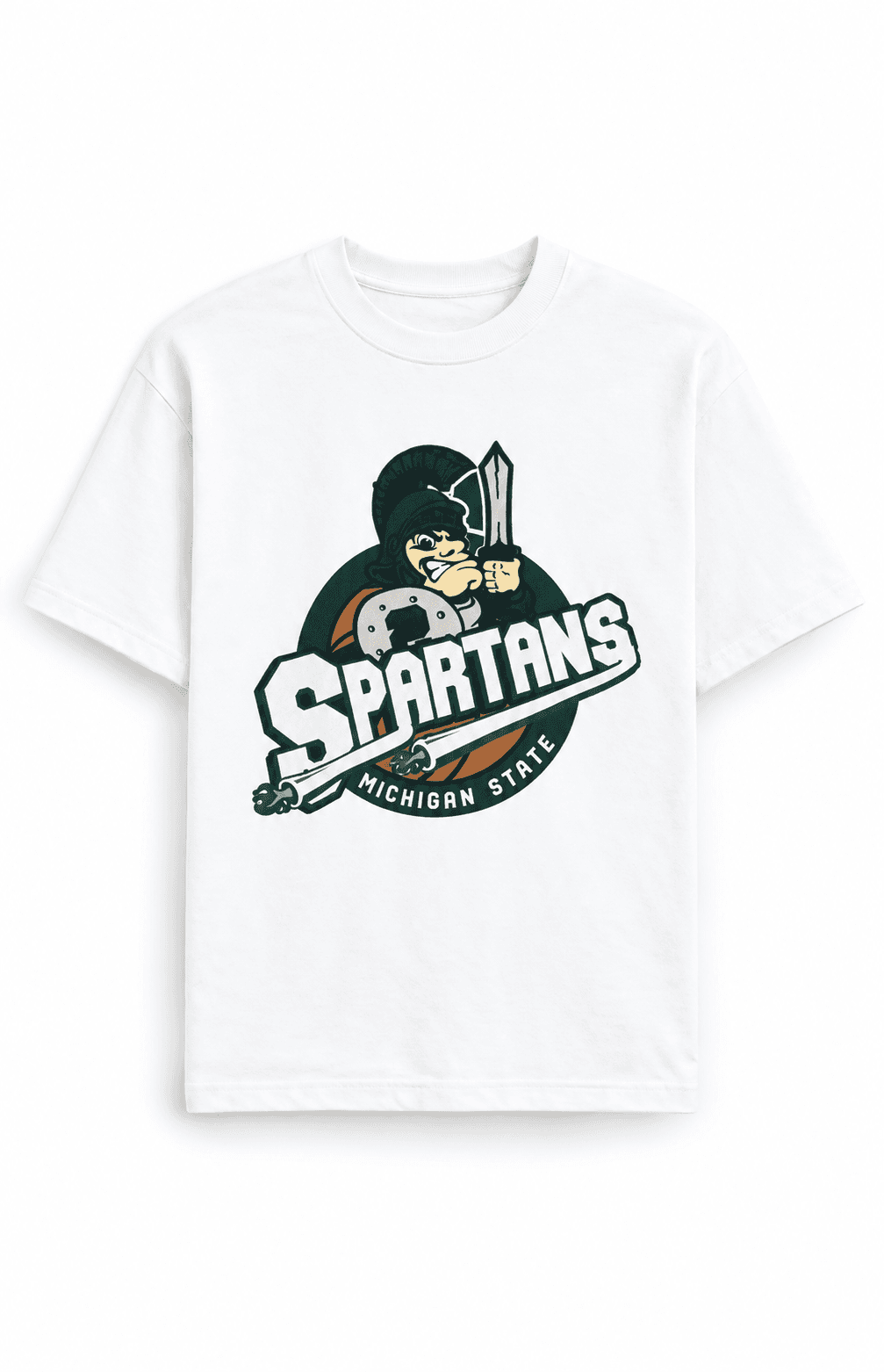 Spartans Athletics Tee, White